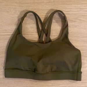 Lululemon, Support Bra, Size 4, Green